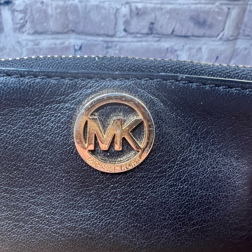 Michael Kors Card Holder/Keyring - Black - Picture 2 of 6